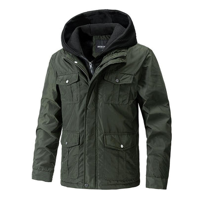 Herren Kapuzenjacke mit mehreren Taschen
