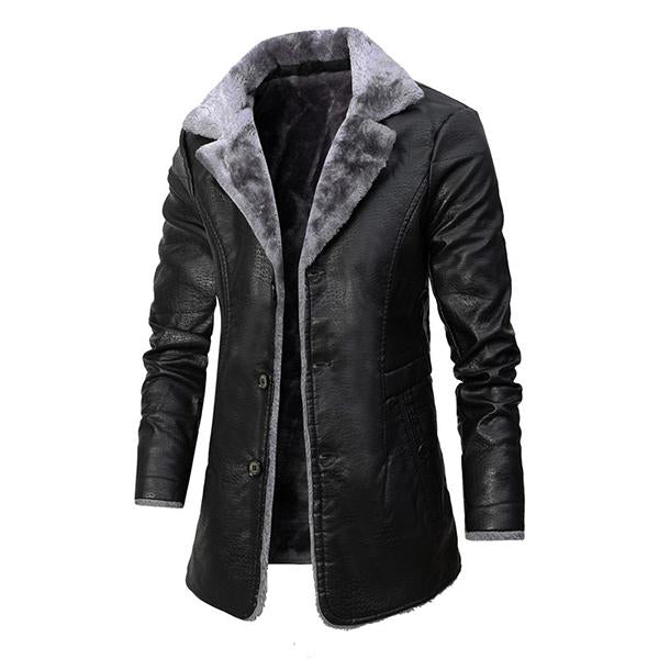 Lässige Reverskragenjacke für Herren