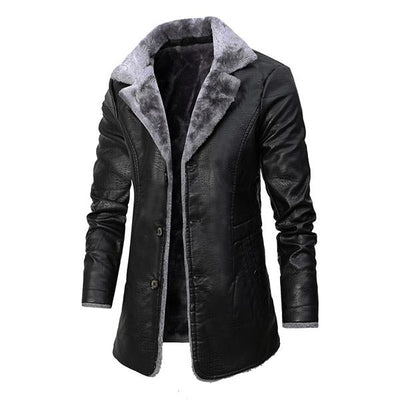 Lässige Reverskragenjacke für Herren