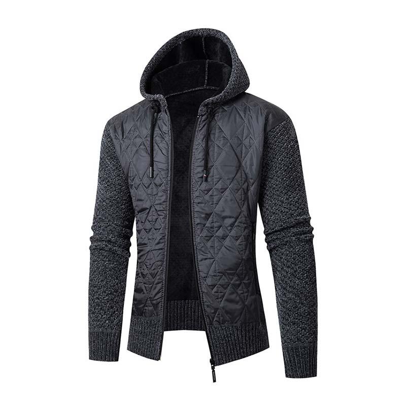 Herren-Kapuzenjacke mit Reißverschluss