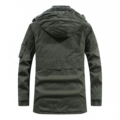 Gepolsterte Jacke mit mehreren Taschen für Herren