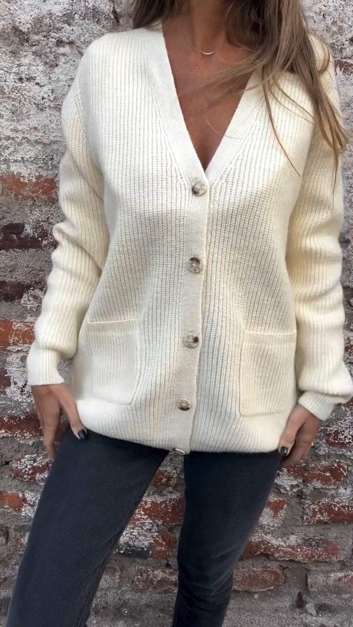 Kuscheliger Strick-Cardigan | Knopfverschluss | Lässige Eleganz