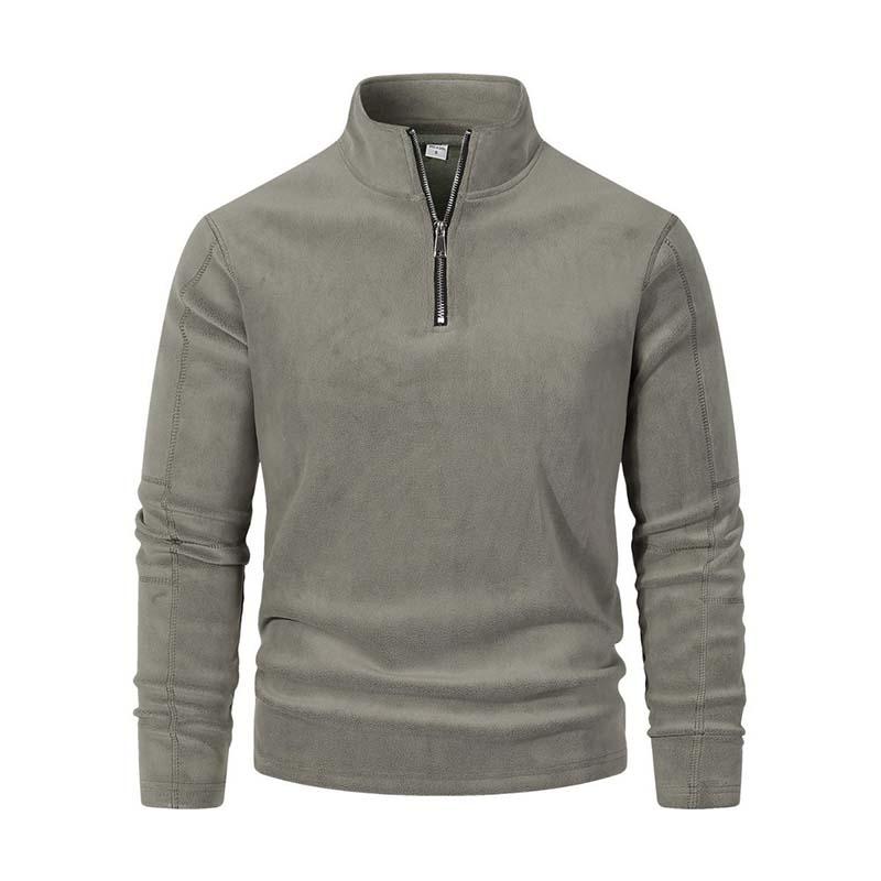 Langarmshirt mit Reißverschlusskragen | Bequemer Sitz | Vielseitiger Stil