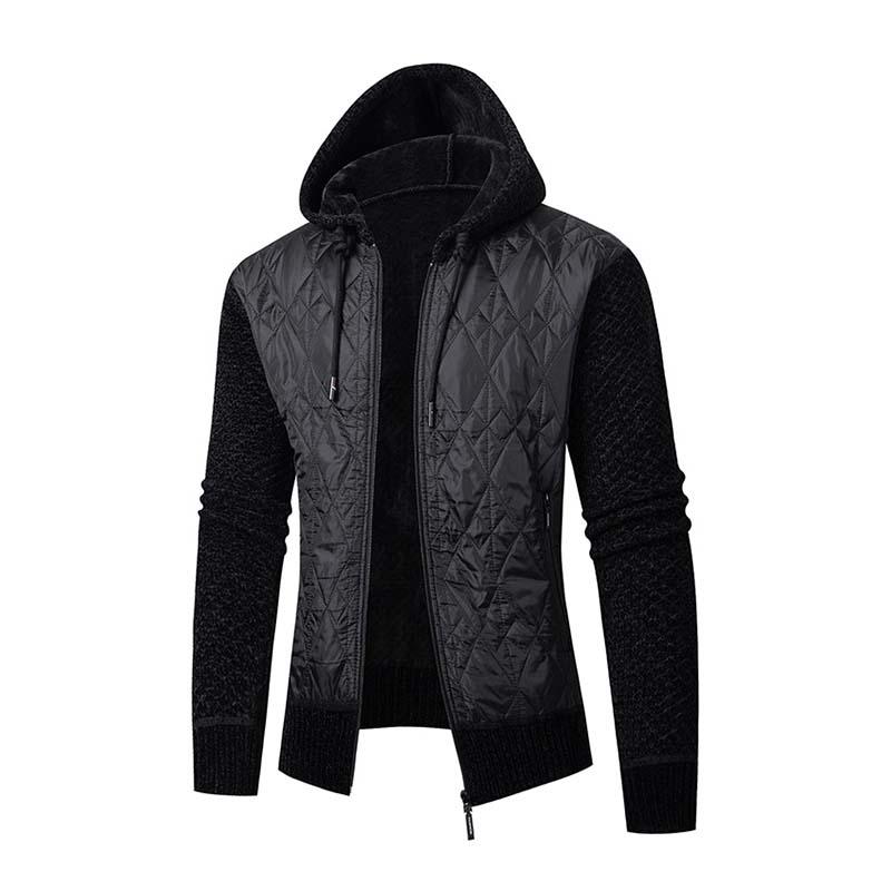 Herren-Kapuzenjacke mit Reißverschluss