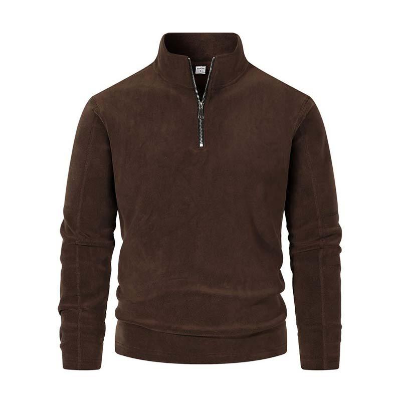 Langarmshirt mit Reißverschlusskragen | Bequemer Sitz | Vielseitiger Stil