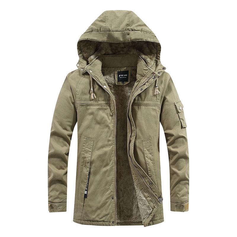 Gepolsterte Jacke mit mehreren Taschen für Herren