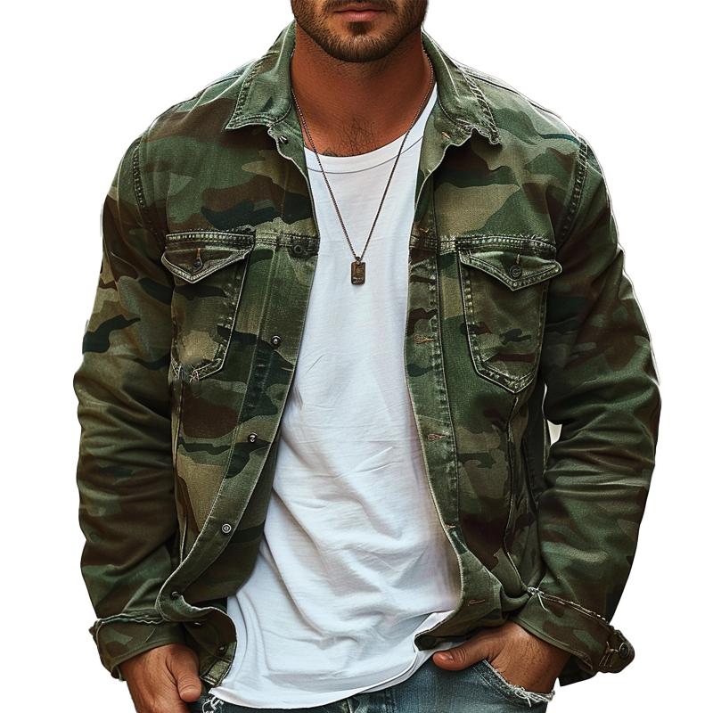 Camouflage Herrenjacke