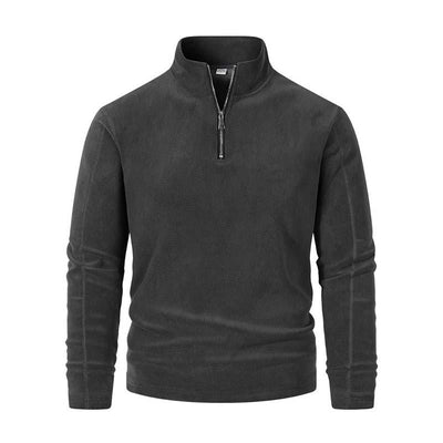 Langarmshirt mit Reißverschlusskragen | Bequemer Sitz | Vielseitiger Stil