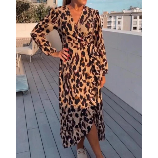 Blodwen® | Kleid mit V-Ausschnitt 2024