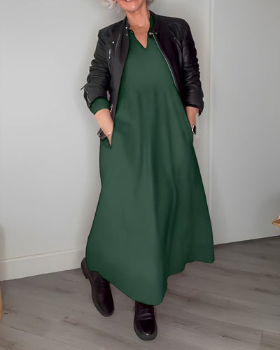 Marian® | Elegantes Kleid mit V-Ausschnitt und schmeichelhaftem Schnitt