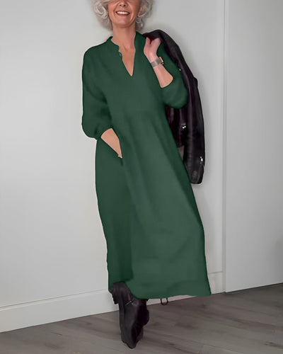 Marian® | Elegantes Kleid mit V-Ausschnitt und schmeichelhaftem Schnitt
