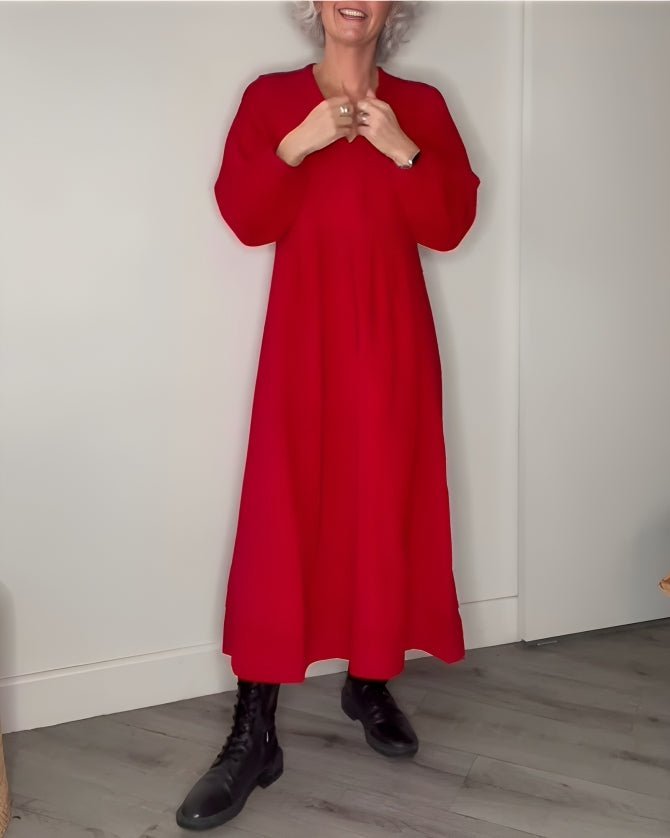 Marian® | Elegantes Kleid mit V-Ausschnitt und schmeichelhaftem Schnitt
