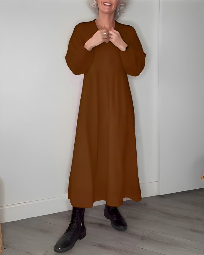 Marian® | Elegantes Kleid mit V-Ausschnitt und schmeichelhaftem Schnitt
