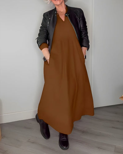 Marian® | Elegantes Kleid mit V-Ausschnitt und schmeichelhaftem Schnitt