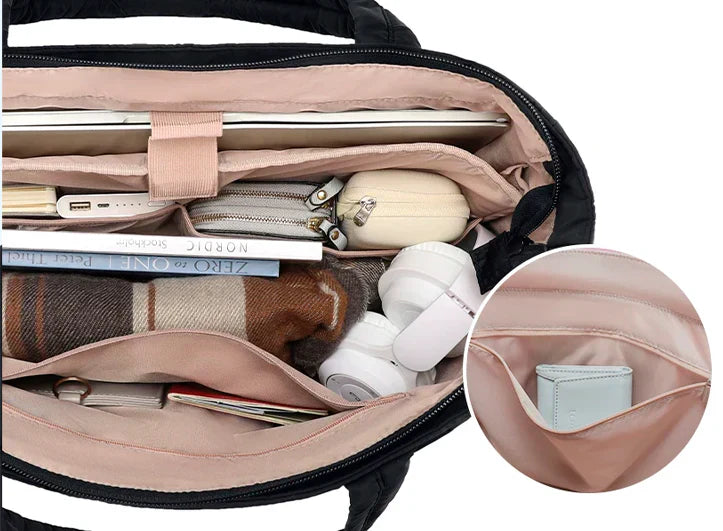 Puffer Tote Tasche