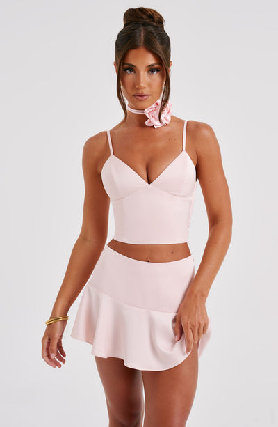 Blush Louisa Mini Skirt