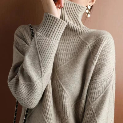 Clara | Kaschmir Rollkragenpullover für Damen