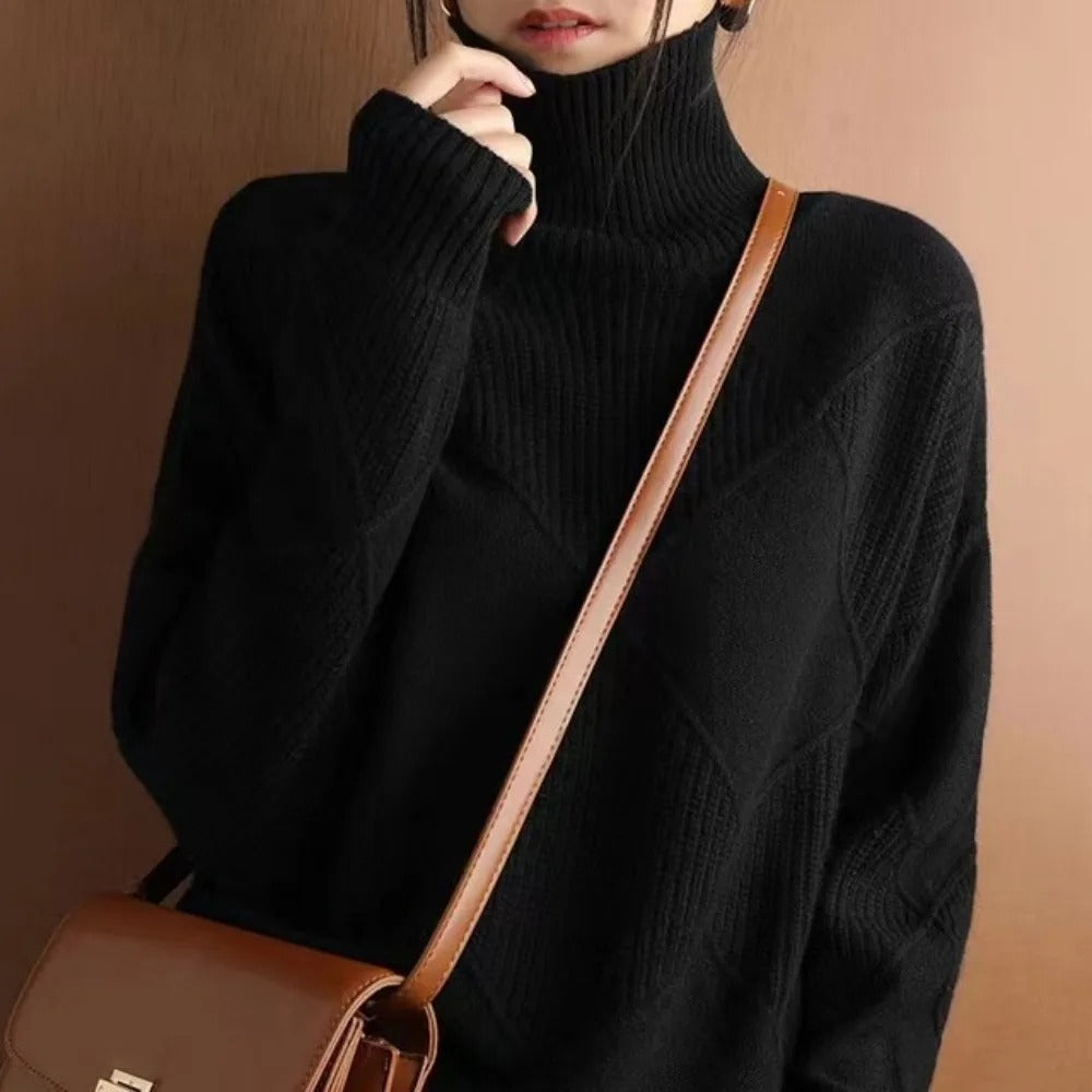 Clara | Kaschmir Rollkragenpullover für Damen