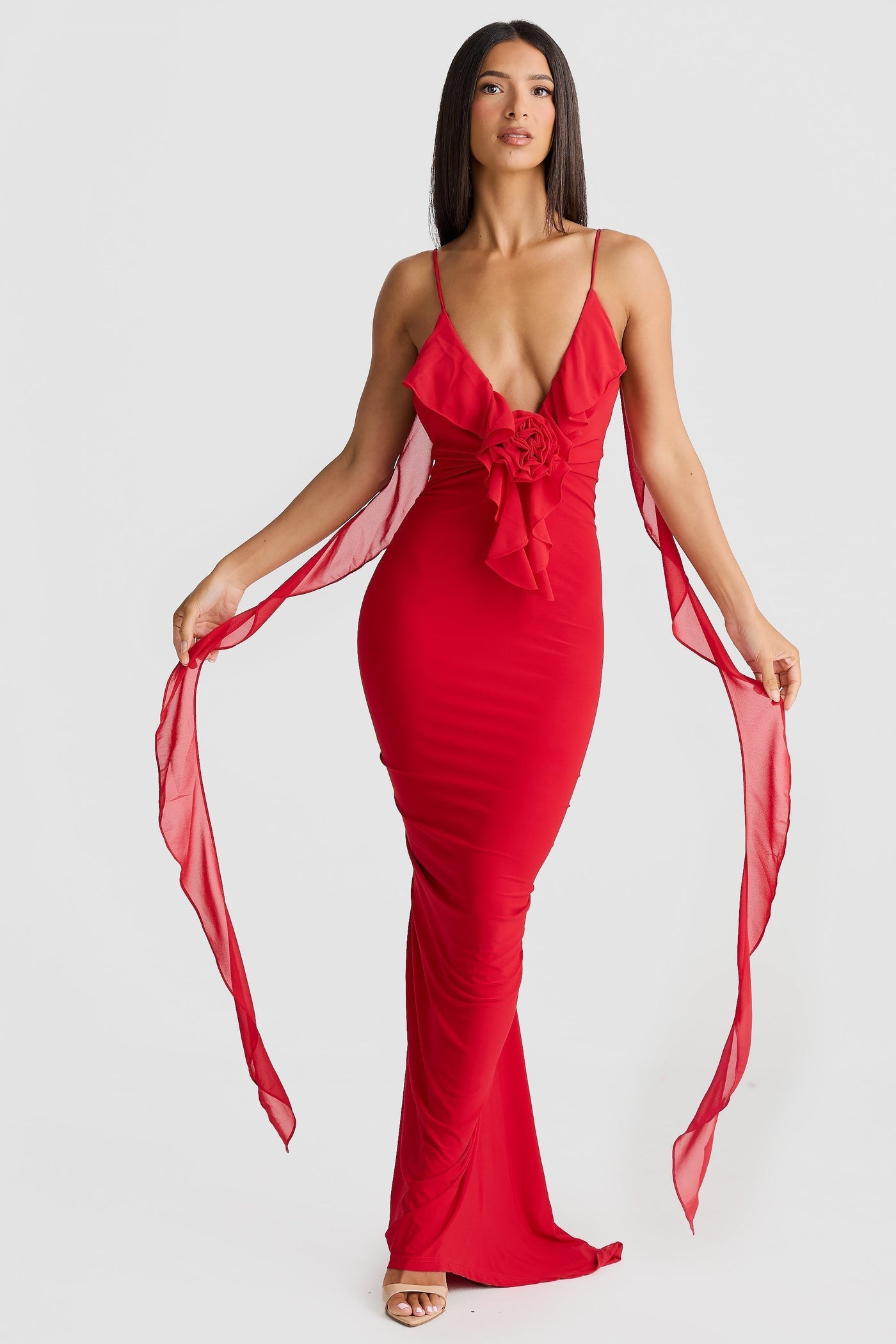 Nessa® | Rückenfreies Maxikleid