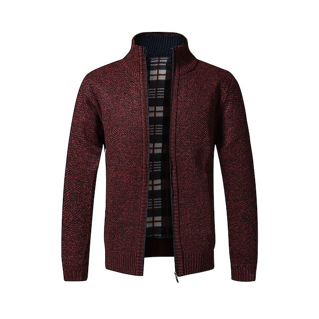 Ralph polo - stylischer zipper strickpullover für herren (italienisches design)