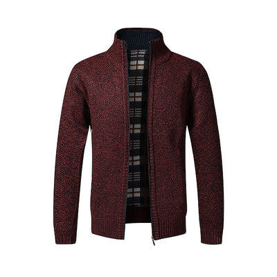 Ralph polo - stylischer zipper strickpullover für herren (italienisches design)