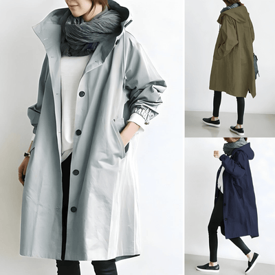 Emma | Langer modischer Trenchcoat