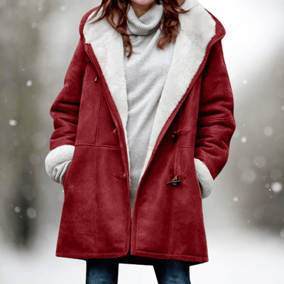 Irmelin | Modische warme Jacke mit Kapuze