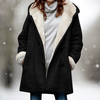 Irmelin | Modische warme Jacke mit Kapuze
