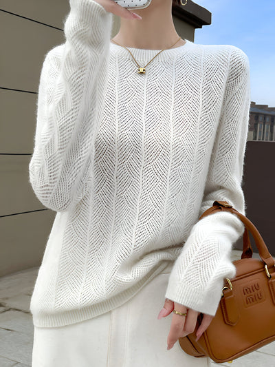 Helene | Merinowoll-Pullover mit eleganten Ausschnitten
