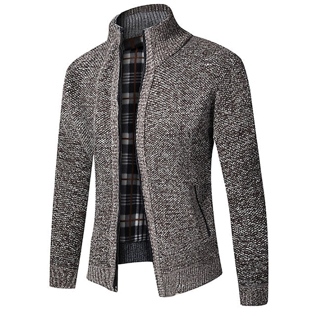 Ralph polo - stylischer zipper strickpullover für herren (italienisches design)