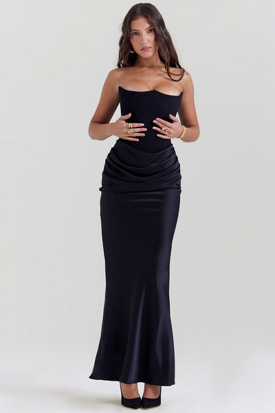 Elegantes trägerloses Korsettkleid für Damen