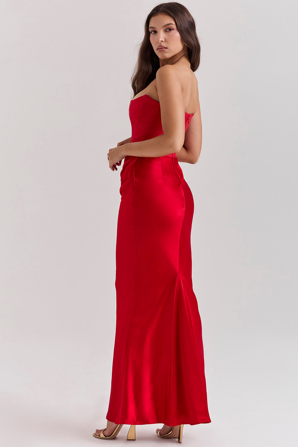 Elegantes trägerloses Korsettkleid für Damen