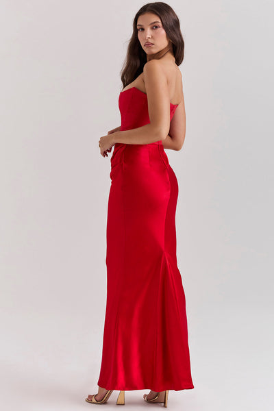Elegantes trägerloses Korsettkleid für Damen