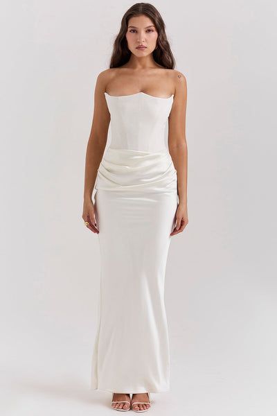 Elegantes trägerloses Korsettkleid für Damen