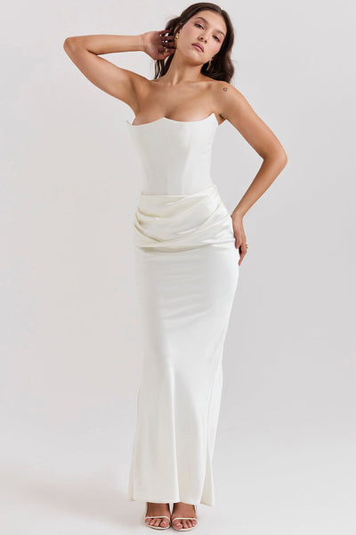 Elegantes trägerloses Korsettkleid für Damen