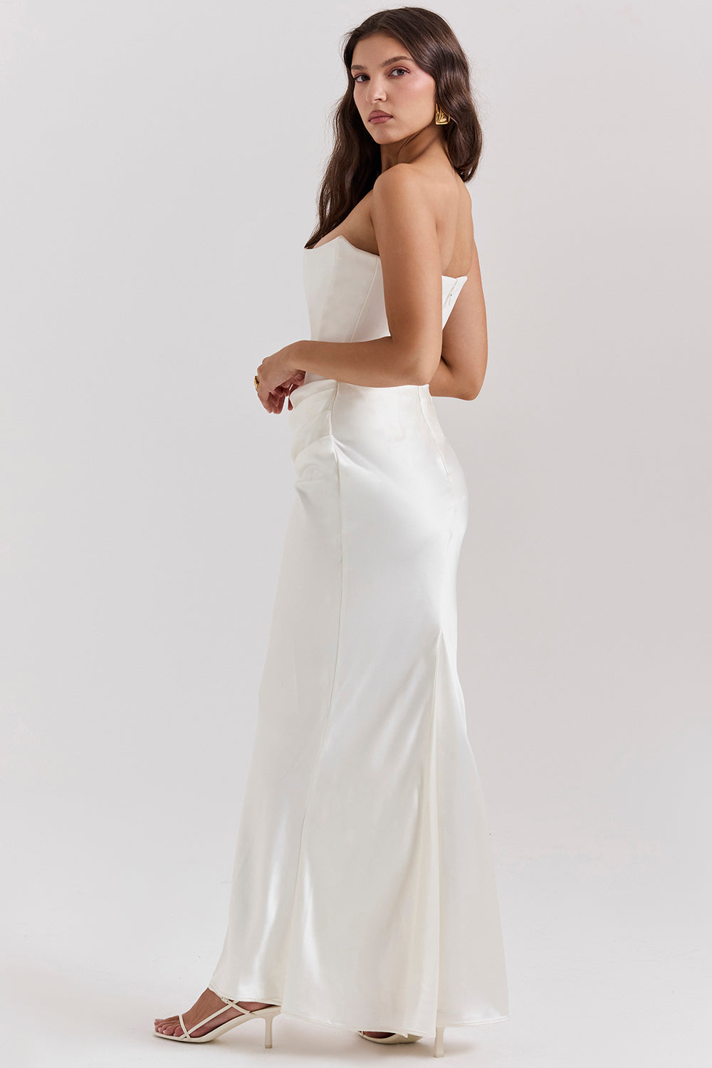 Elegantes trägerloses Korsettkleid für Damen
