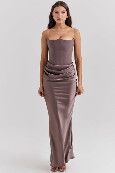 Elegantes trägerloses Korsettkleid für Damen
