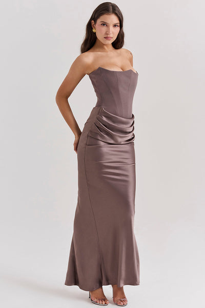 Elegantes trägerloses Korsettkleid für Damen