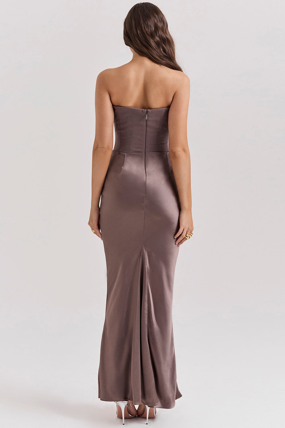 Elegantes trägerloses Korsettkleid für Damen