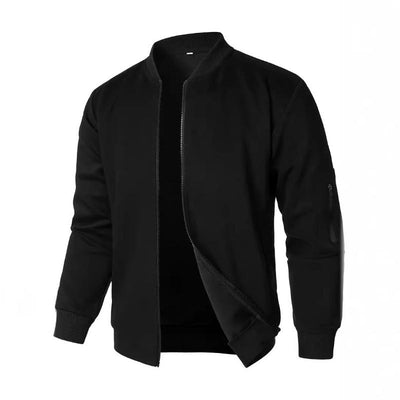 Jacke mit durchgehendem Reißverschluss und Stehkragen für Herren
