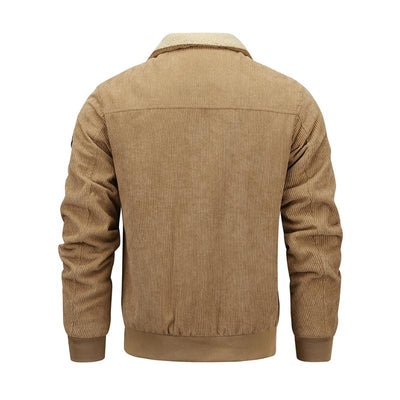 Jacke mit Reverskragen und mehreren Taschen für Herren