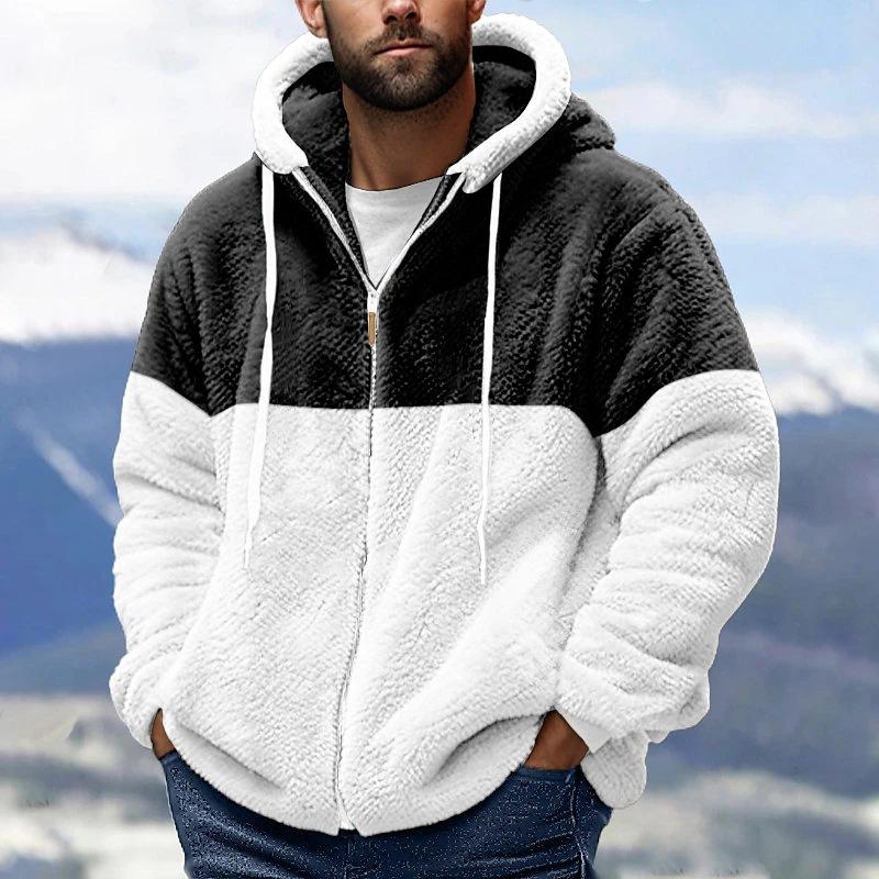 Herren Kapuzenjacke mit Kordelzug