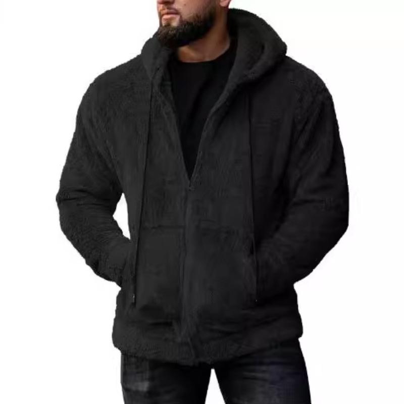 Herrenjacke mit Kapuze und Seitentaschen