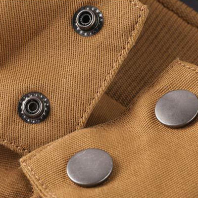 Herren Kapuzenjacke mit Knopfleiste