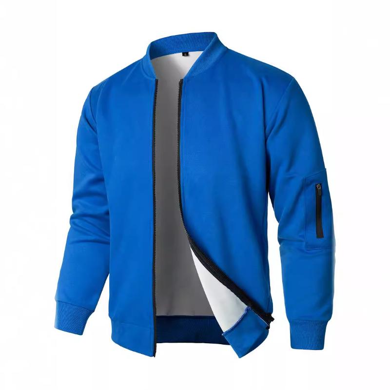 Jacke mit durchgehendem Reißverschluss und Stehkragen für Herren
