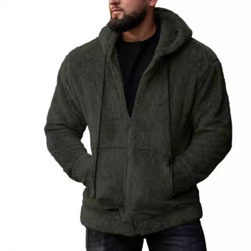Herrenjacke mit Kapuze und Seitentaschen