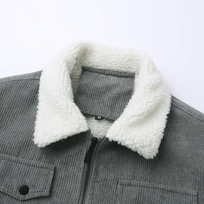 Jacke mit Reverskragen und mehreren Taschen für Herren