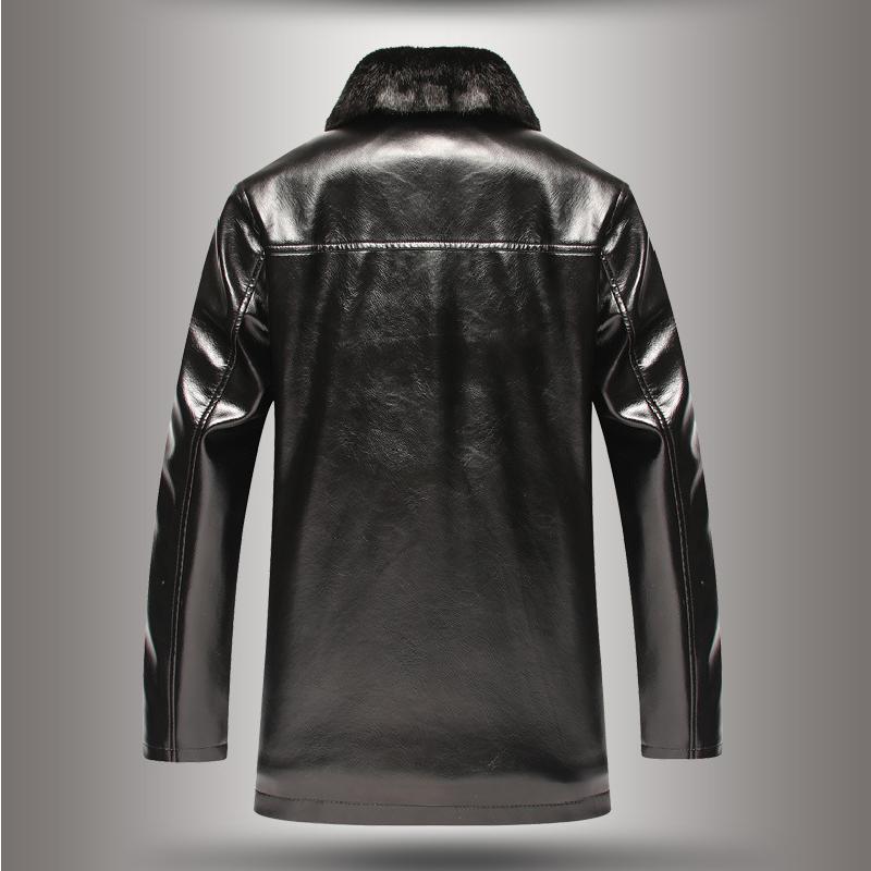 Herren-Langjacke mit Kragen