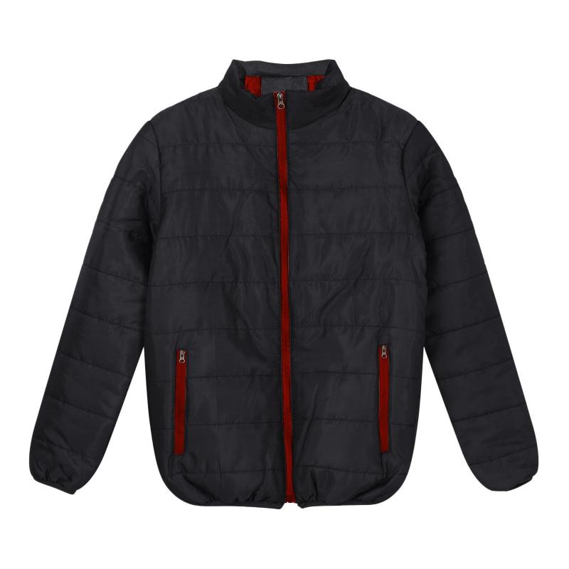 Gepolsterte Reißverschlussjacke mit Seitentaschen für Herren