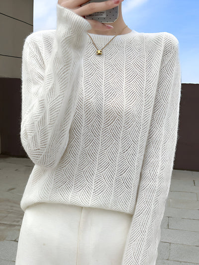 Helene | Merinowoll-Pullover mit eleganten Ausschnitten